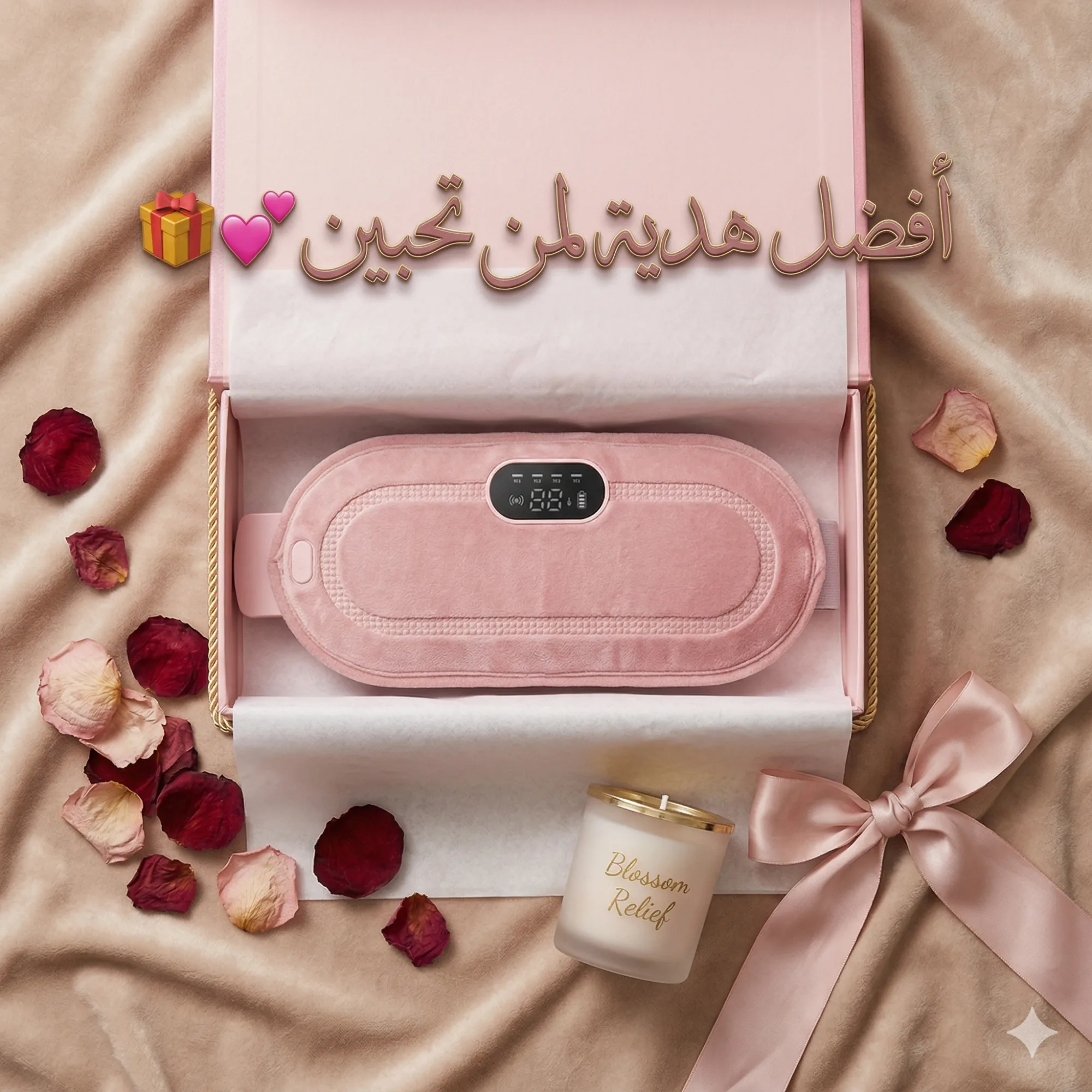 الحزام الحراري الذكي لتخفيف الآلام (قابل للحمل و لاسلكي)